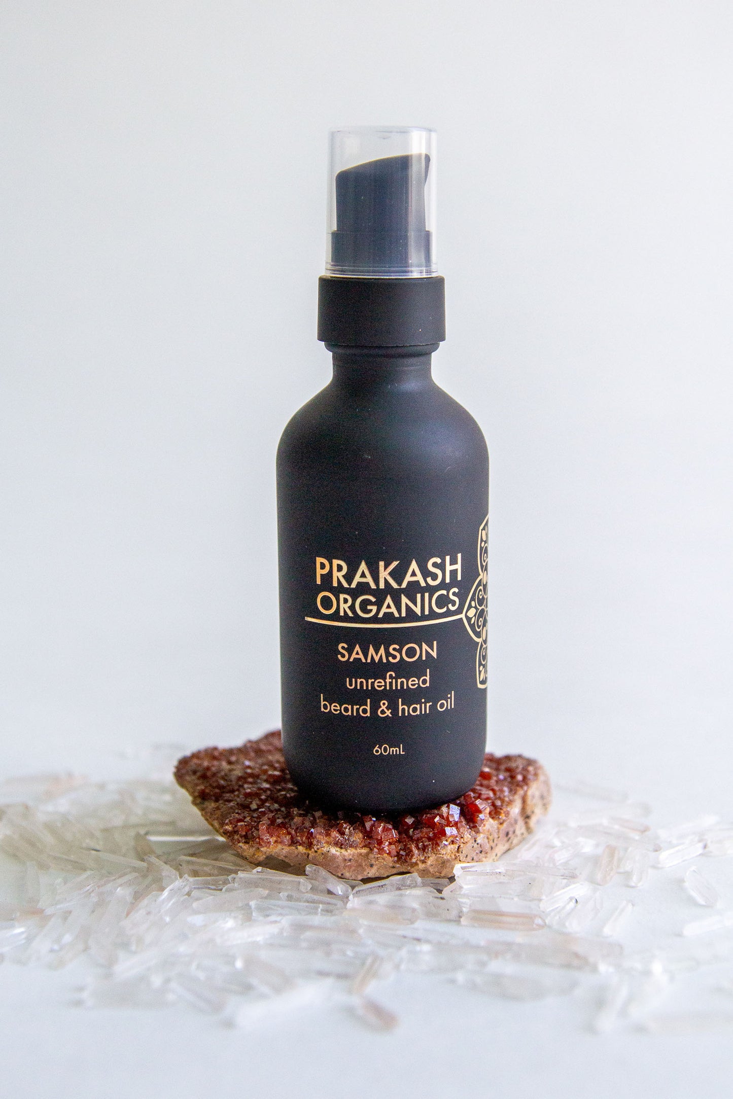 Prakash Organics Samson Unrefined Beard & Hair Oil for Growth & Strength