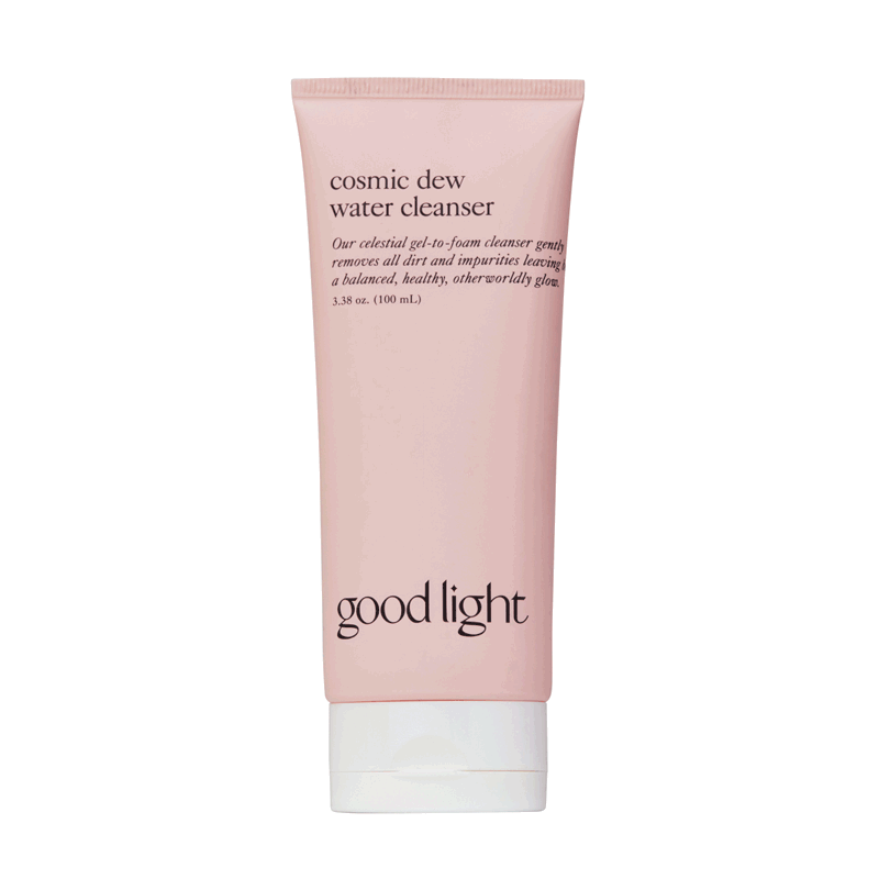 Cosmic dew gel-to-foam water cleanser